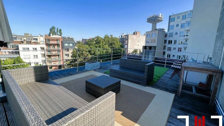 Penthouse te huur in Schaarbeek