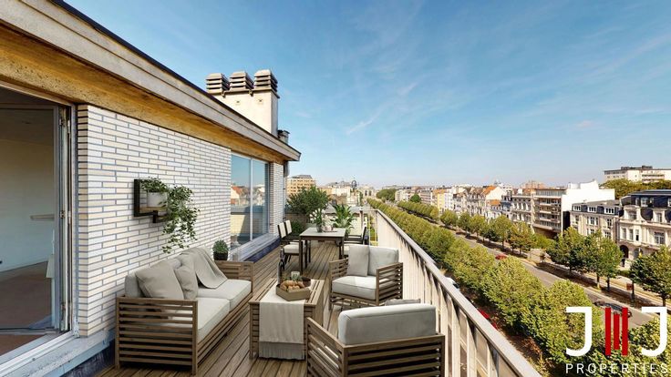 Penthouse te koop in Etterbeek