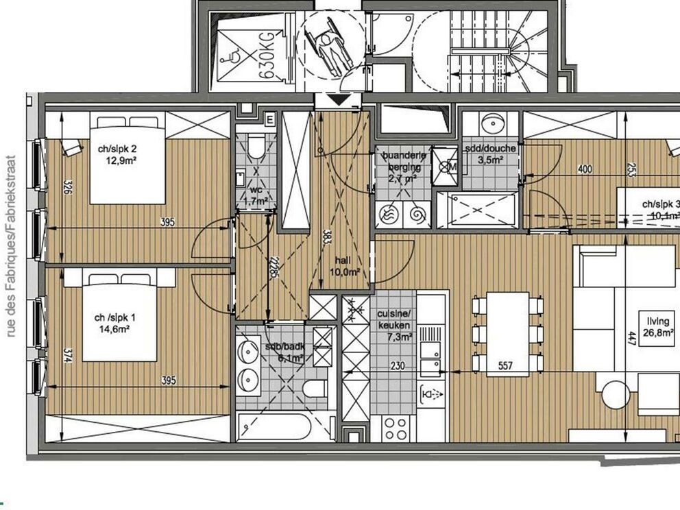 Appartement à louer à Bruxelles