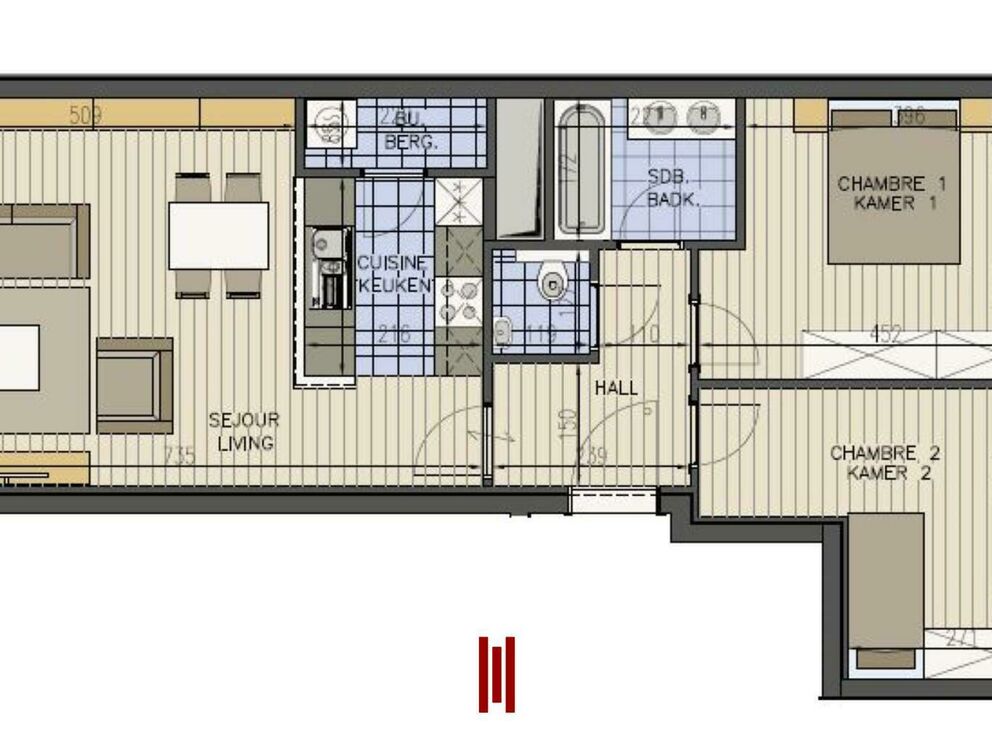 Appartement &agrave; louer &agrave; Woluwe-Saint-Lambert