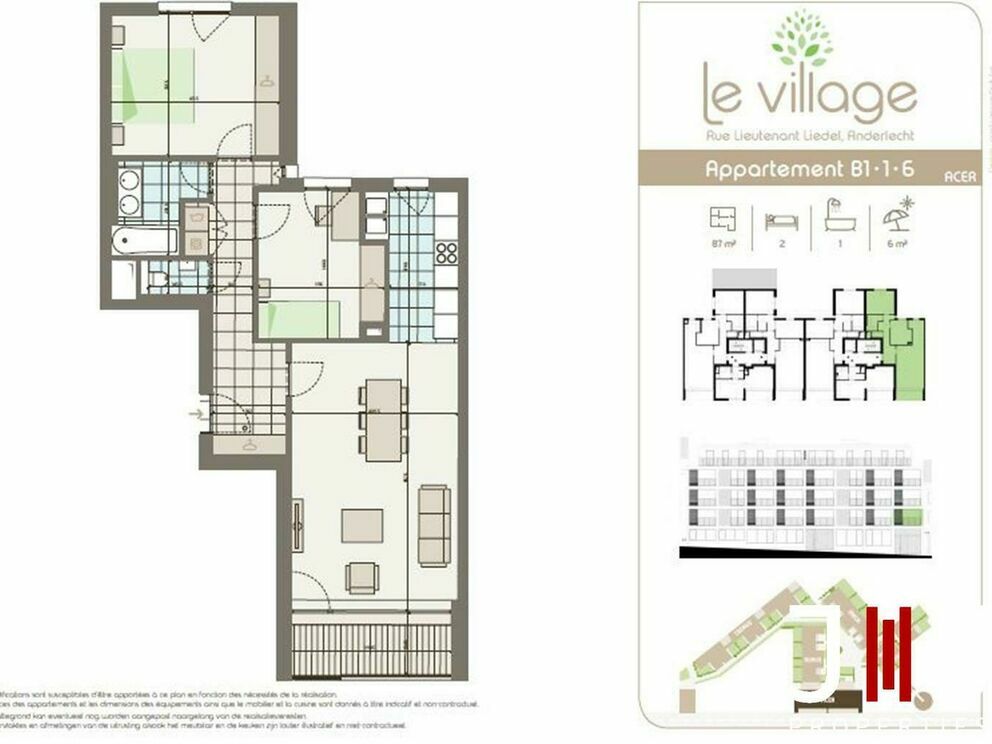 Appartement te huur in Anderlecht