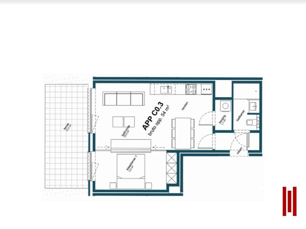 Ground floor for rent in Halle
